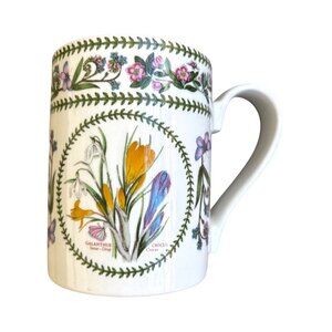 Variations by Portmeirion Crocus Mug Floral China Snowdrop 4.25" England Retired
